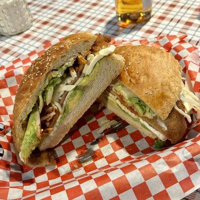 Cemita Milanesa de Puerco