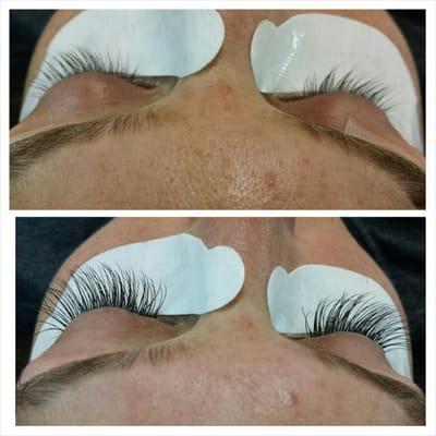 before and after semi permanent mink eyelash extension Deal price $69  Regular price $200 valid for purchase over the phone ...