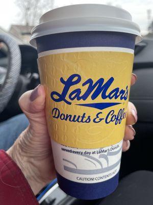 Drive-thru coffee Cappuccino