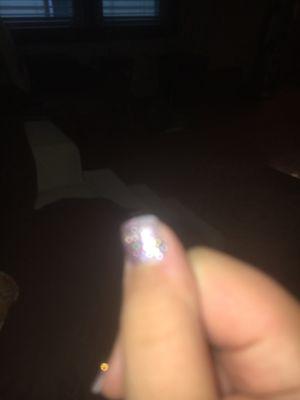 My nail polish is chipped and right when I started to dry them they started to crack.