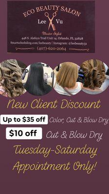 New clients promotion