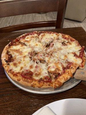 Small all-the-meats pizza