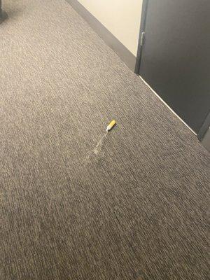 A exploding vape in the hallway