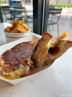 Turkey Bacon Swiss Grilled Cheese