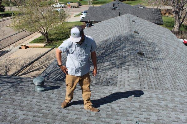 Inspecting the Final Product on this GAF Armorshield 2 Roof