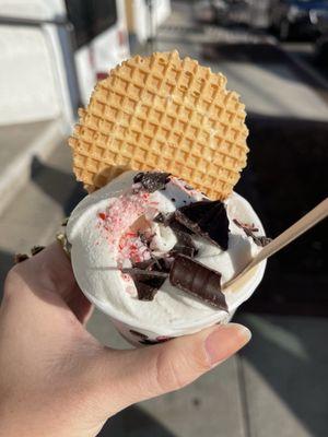 peppermint chocolate gelato