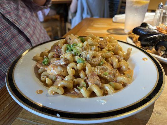 Shrimp and Andouille Pasta Dinner