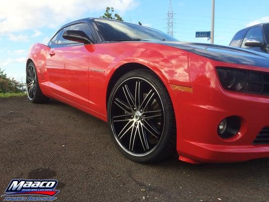 Chevy Camaro BEFORE its custom two tone #MAACOver paint job (and new Asanti Black Label wheels)