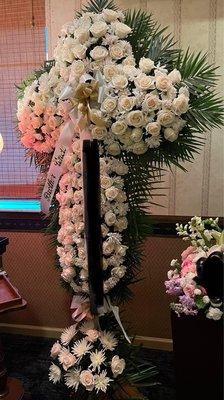 Gorgeous cross for funeral