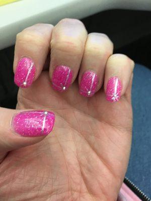 Linda at Boulder Nails is still rockin' it eight years later...