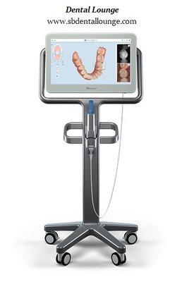 iTero Element 5D. We can take a 3D digital impression with our intra-oral scanner.