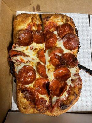 Detroit-Style Deep Dish Pepperoni