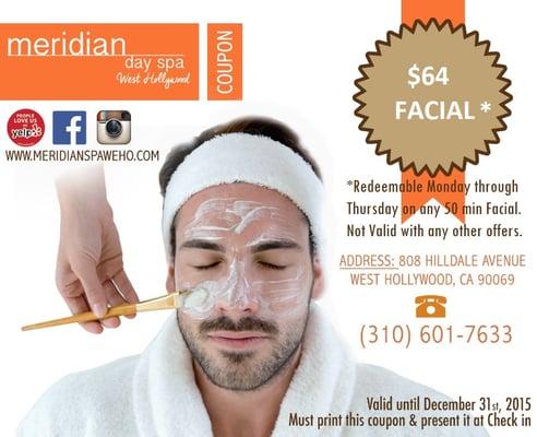 Weekday Facial Deal!