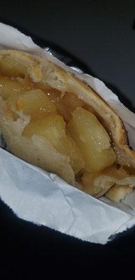 Apple pie. Not enough sauce and apples were not soft enough