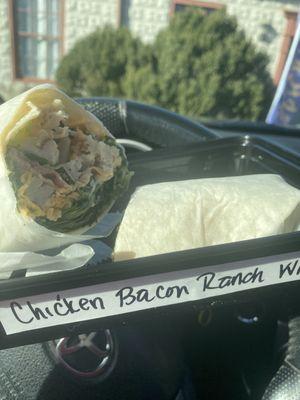 Chicken bacon ranch wrap