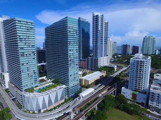 Brickell Miami skyline project