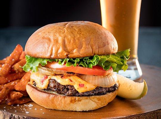 The Grill Burger with Pimento Cheese