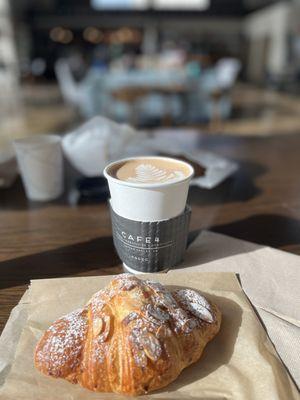 Almond pastry. Chocolate orange mocha!