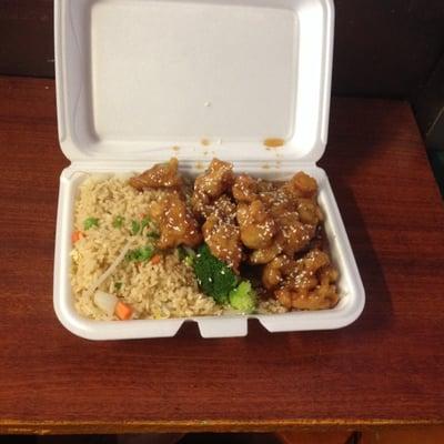 Sesame chicken is really good !