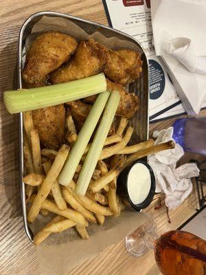 Seasoned Fries THE WING PLATTER