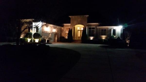 Another Landscape Lighting installation and design.