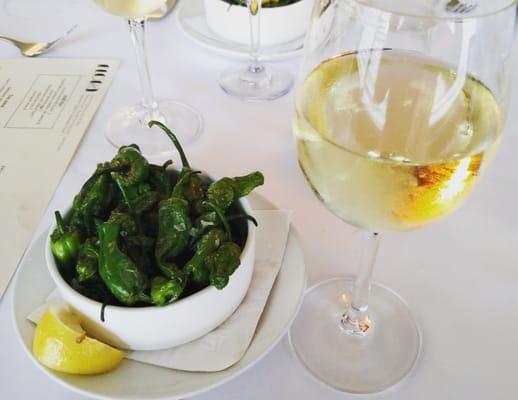 Padrons and Sauvignon Blanc