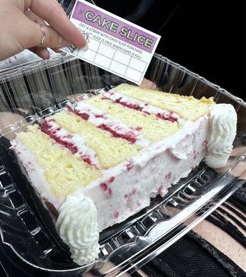 The Cake Slice - Vanilla Raspberry