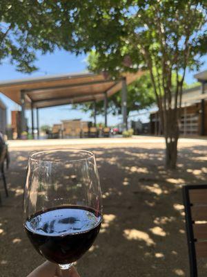 A lovely Tempranillo at Texas Wine Collective