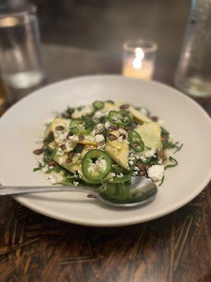 Summer squash salad