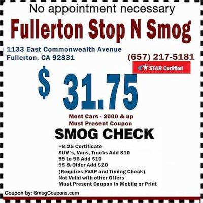 Discount Smog Check