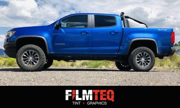 Chevy Colorado with our color stable tint-Excel.