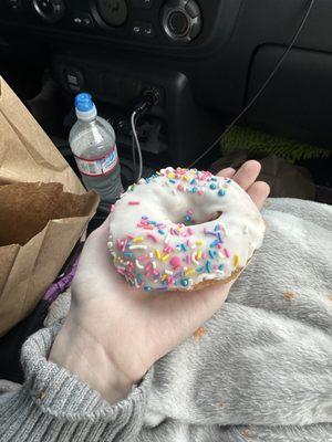 sprinkle doughnut, old fashioned