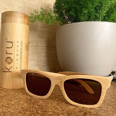 Bamboo polarized sunnies that float!