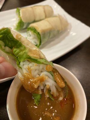 A5. Tofu Spring Rolls