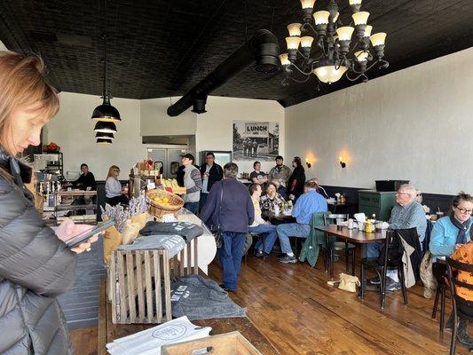 Interior of Ray & Al's at lunch time on Saturday.