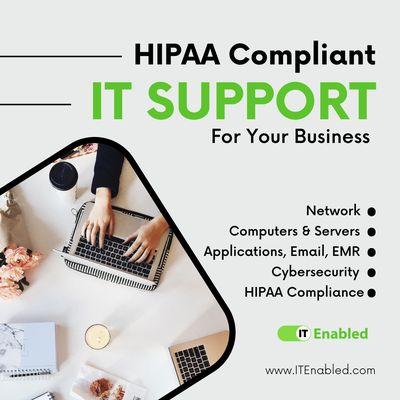 IT Enabled provides HIPAA compliant IT support for medical offices.