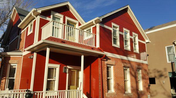 Beautiful Tomato Red Exterior Painting Project From Stellar Painting and Remodeling