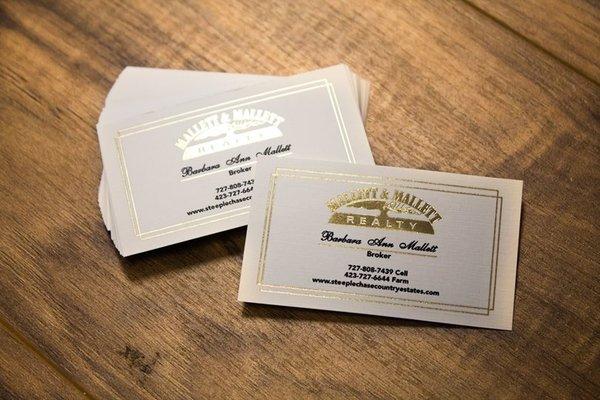 Did you know at OneStop, we do create and print Business Cards, too ? Any style, any thickness, any color, any design, specialty shape