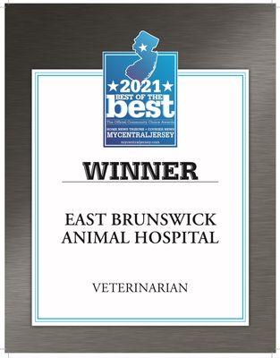 Winner of Best Veterinarian 8years in a row!