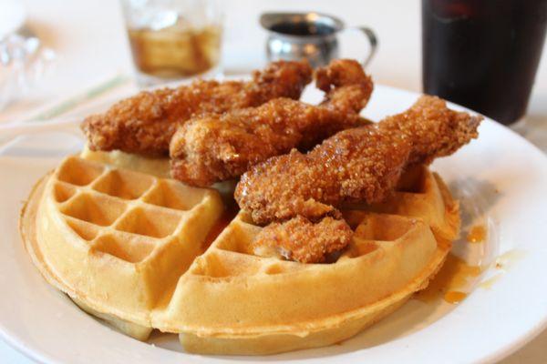 Chicken and waffles