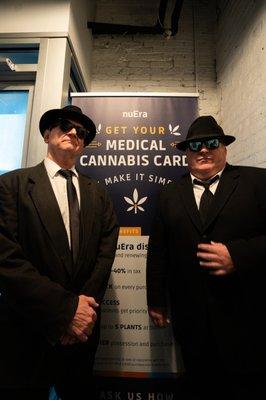 Blue Brothers Say "Get Your Medical Card"