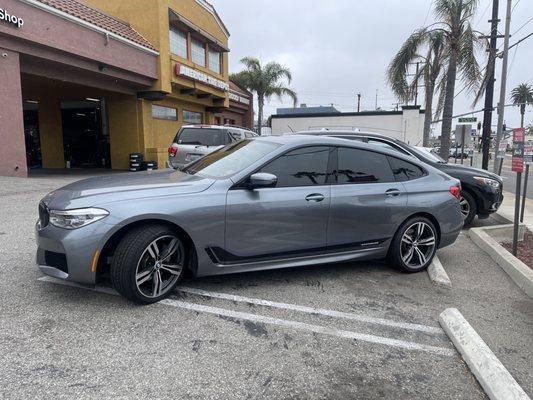 Bmw 640 gran coupe ceramic tint 35% all around