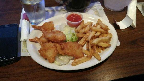 Fried shrimp