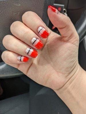 Loving my fresh nails