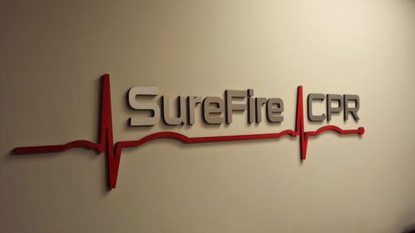 Our new sign at our office in our Orange County CPR Headquarters! Located by Angel Stadium off the 57 freeway.