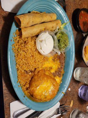 Yummy chile relleno w taquitos