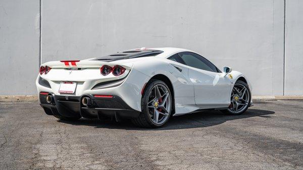 Ferrari F8 - Front End PPF + Racing Stripe