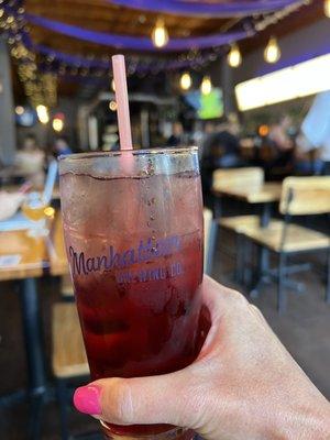 Blueberry coconut vodka seltzer...drool.