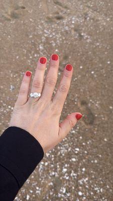 My beautiful engagement ring!