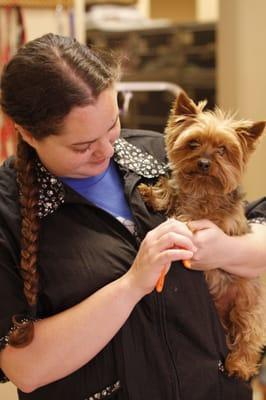 Everyone loves getting groomed with Heather